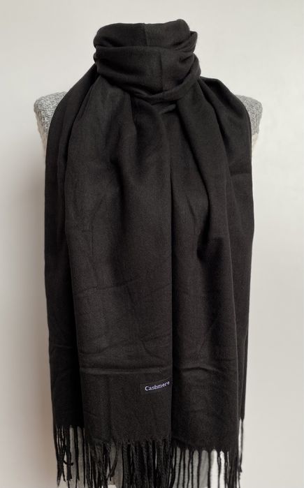 Кашеміровий шарф палантин в клітинку Кашемировый