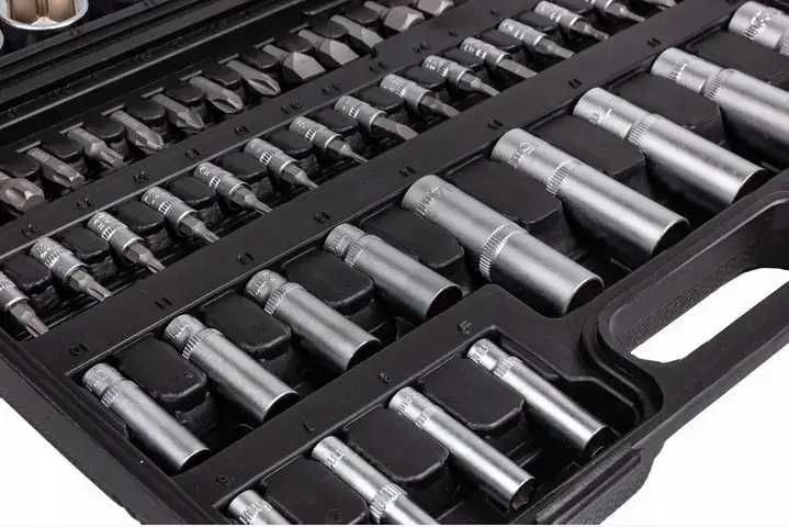 Набір торцевих ключів з тріскачками 108 од Onex OX-250S