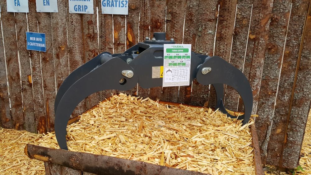 CHWYTAK 0.20 kleszcze do drewna Koparka PRZYCZEPA Żuraw HDS Dźwig KX28