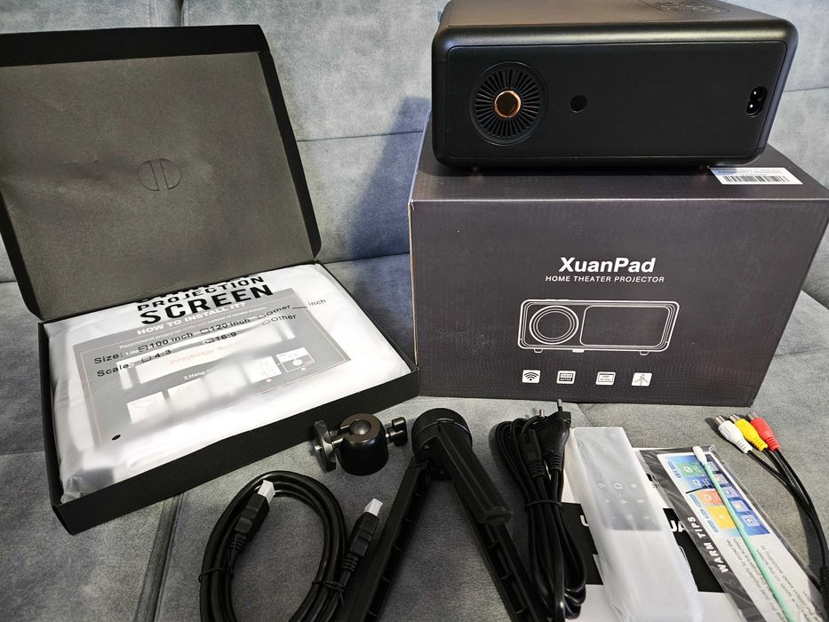 XUANPAD 2024 Ulepszony Projektor Bluetooth 5G WIFI-RD886B 110W 4K