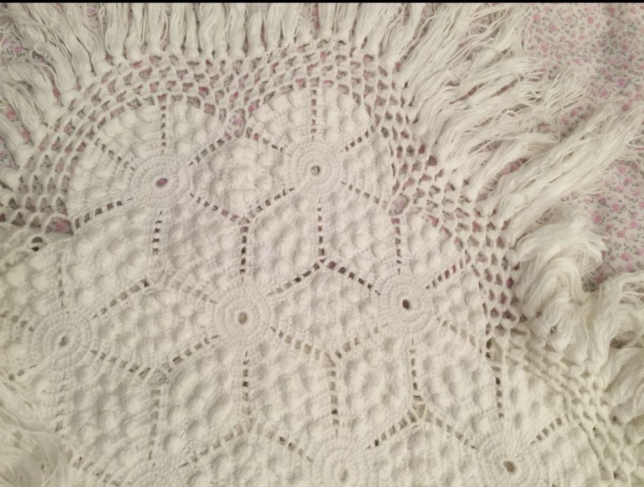 Colcha renda cama casal