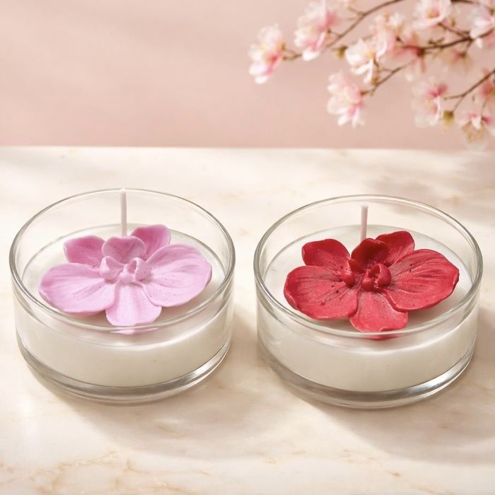 Vela em bomboneira com tampa