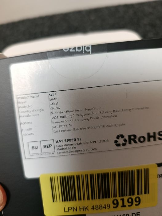 Splitter HDMI 1x2 Biaze – Rozdzielacz Sygnału Full HD / 4K + Kabel USB