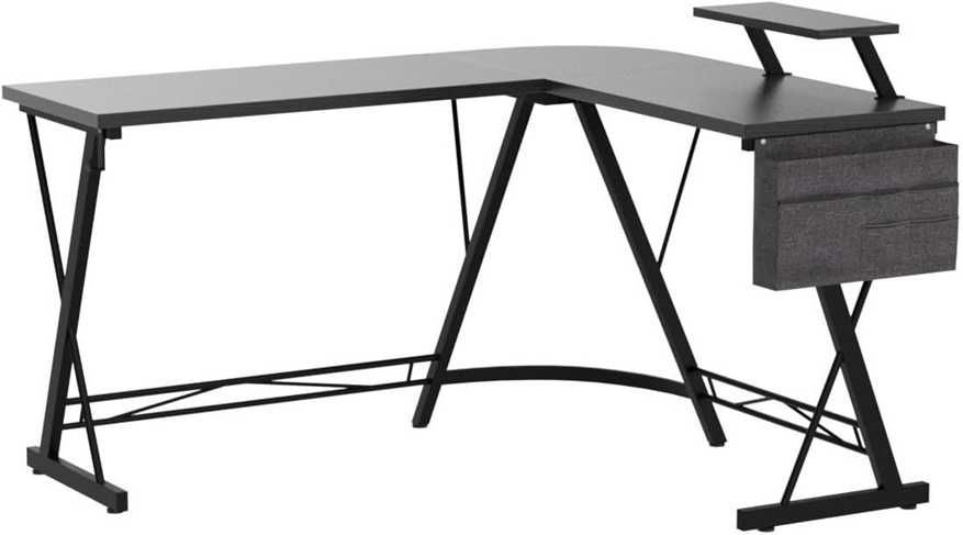 Nowe biurko narożne / stół / stolik / blat / czarne / ODK !A2609!