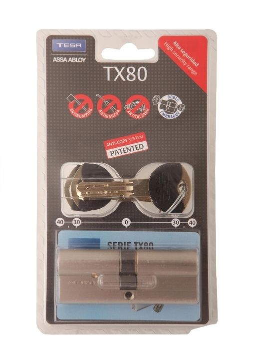 Tesa Assa Abloy TX80 Cilindro Canhão
Cilindro TX8