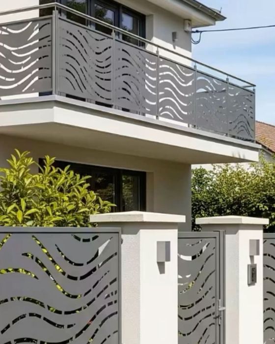 Guarda corpos em metal - Design moderno