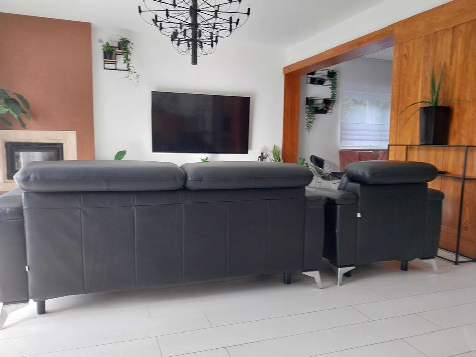 sofa ze  skóry premium