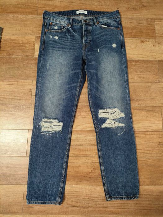 Jeansy z prostą nogawką MANGO