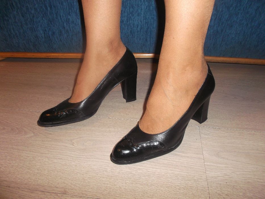 Buty damskie skórzane