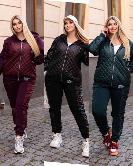 Тёплый костюм с курткой батал 44-58