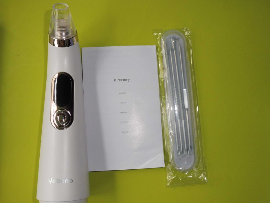 Вакуумный аккумуляторный очиститель пор лица и тела!