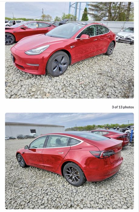 Розборка шрот Tesla model 3