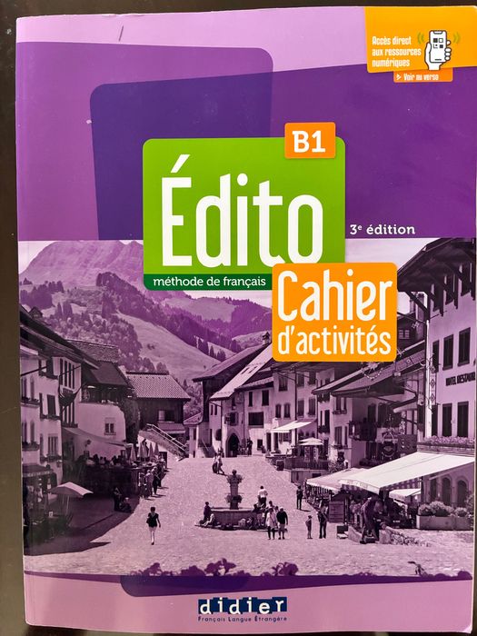 Édito B1 komplet podręcznik i ćwiczenia francuski