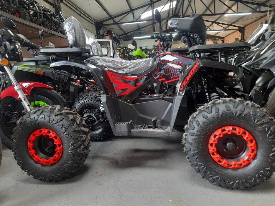 Mega duży QUad Elektryczny 1500w 8cali Xtr Asix Venom RATY barton 2025