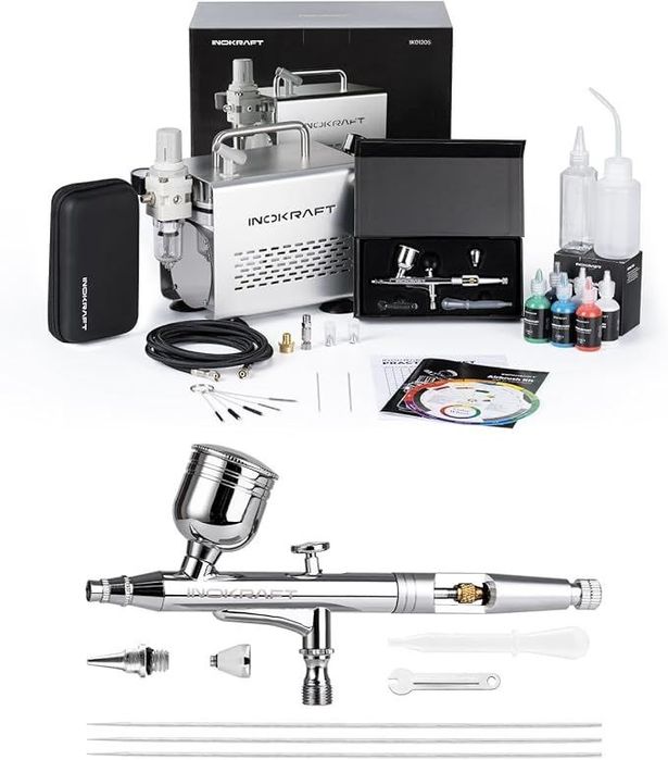 Аерограф компресор новий Inokraft набір