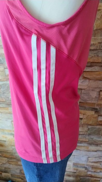 Różowy sportowy top tank rozmiar M. Adidas