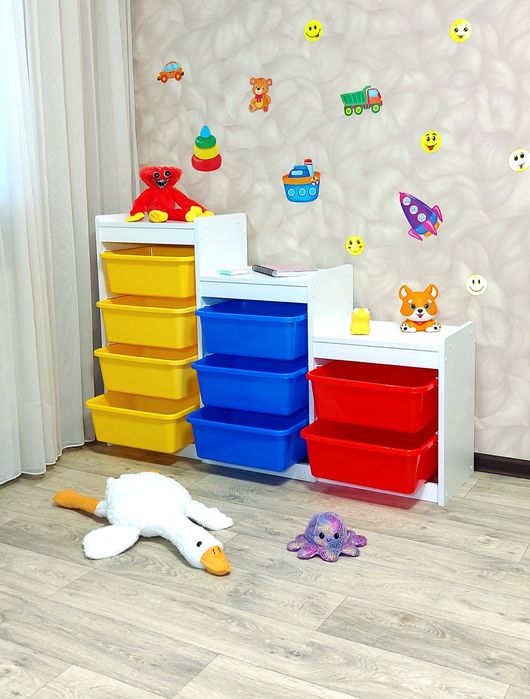 ‼️Для ІГРАШОК‼️ Стелаж комод для іграшок органайзер сортер для іграшок