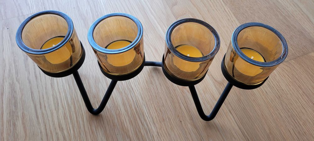 Castiçal com 4 velas