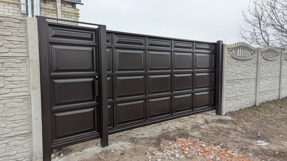 Виготовлення воріт, ворота відкатні, розпашні, розсувні. Харків.