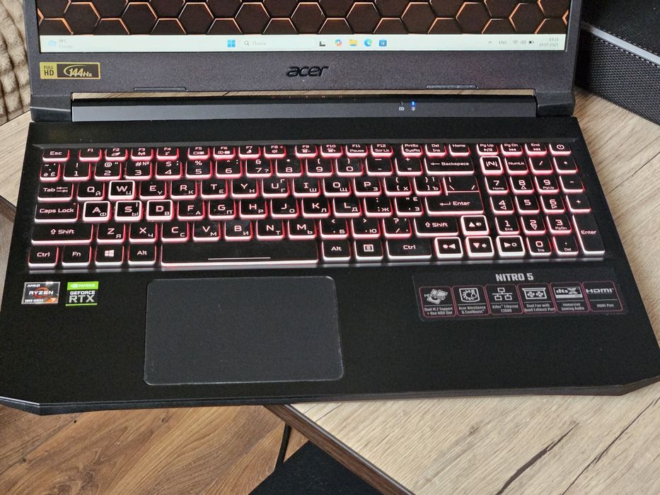 Игровой ноутбук Acer Nitro 5 rtx3070 8gb Ryzen 7