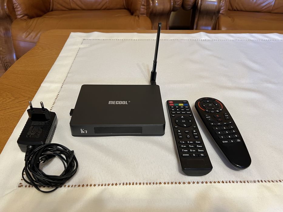 Tv box Dvb t/c Mecool K7 android 9