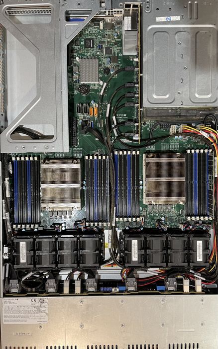 Сервер Supermicro CSE 119U 10x 2,5” NVME + X10DRU-I