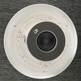 2 Candeeiros de Teto Led INSPIRE VIZZINI 3200 lm MUSIC Branco