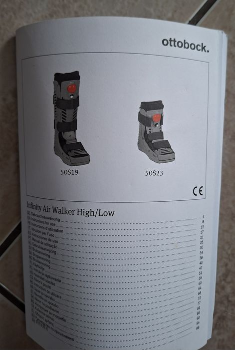 But ortopedyczny ottobock orteza pompowany