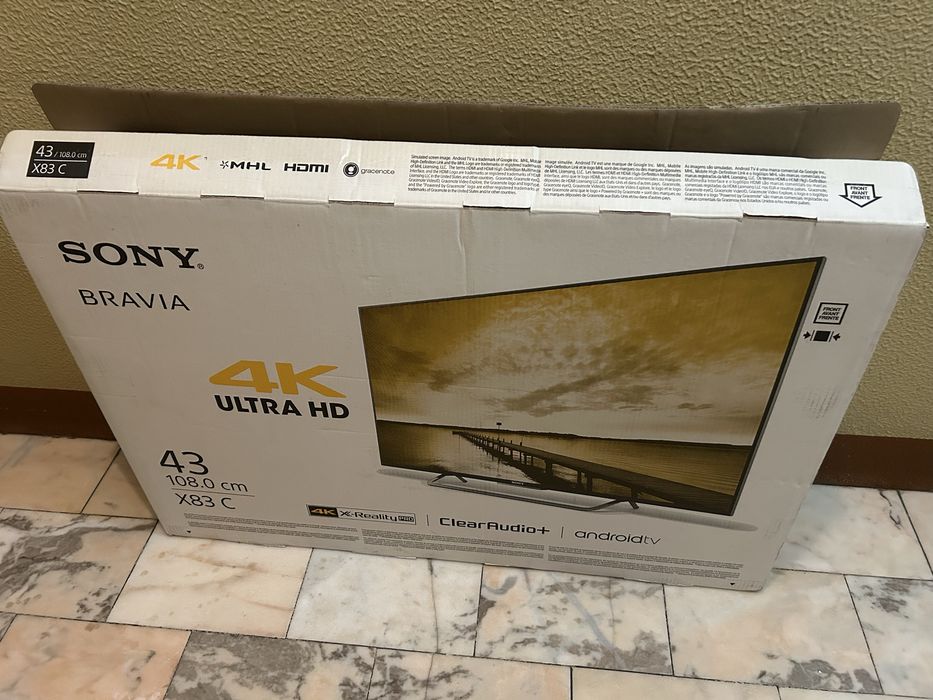 Smart TV Sony Android 4K 43  Polegadas