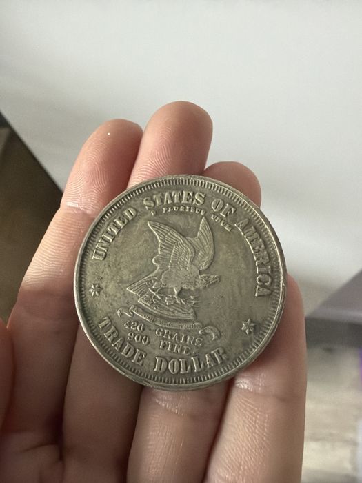 Amerykanski dolar handlowy trade dollar moneta z 1873 roku