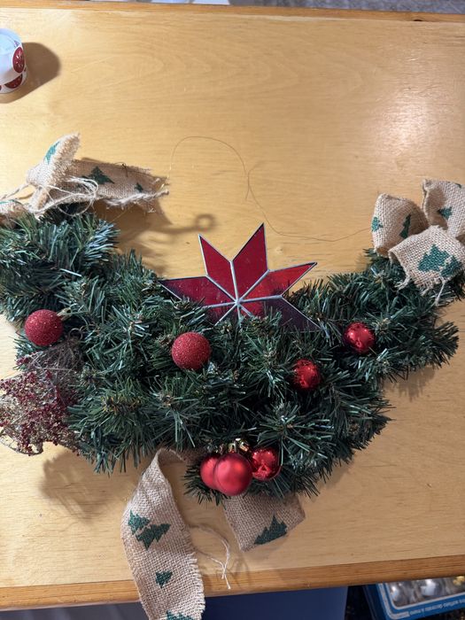 Dekoracja świąteczna do zawieszenia na drzwi szer 43cm