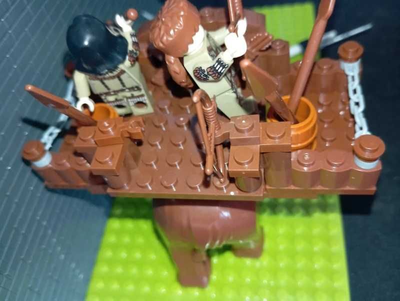 Zestaw + Gratis! MOC Mumakil +2 Figurki Haradrim 56pcs LOTR Hobbit lor
