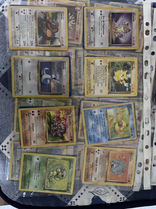 Cartas pokemon - lote portugues