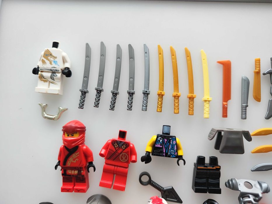 Lego mix NinjaGo i Ninja, różne klocki do zestawów