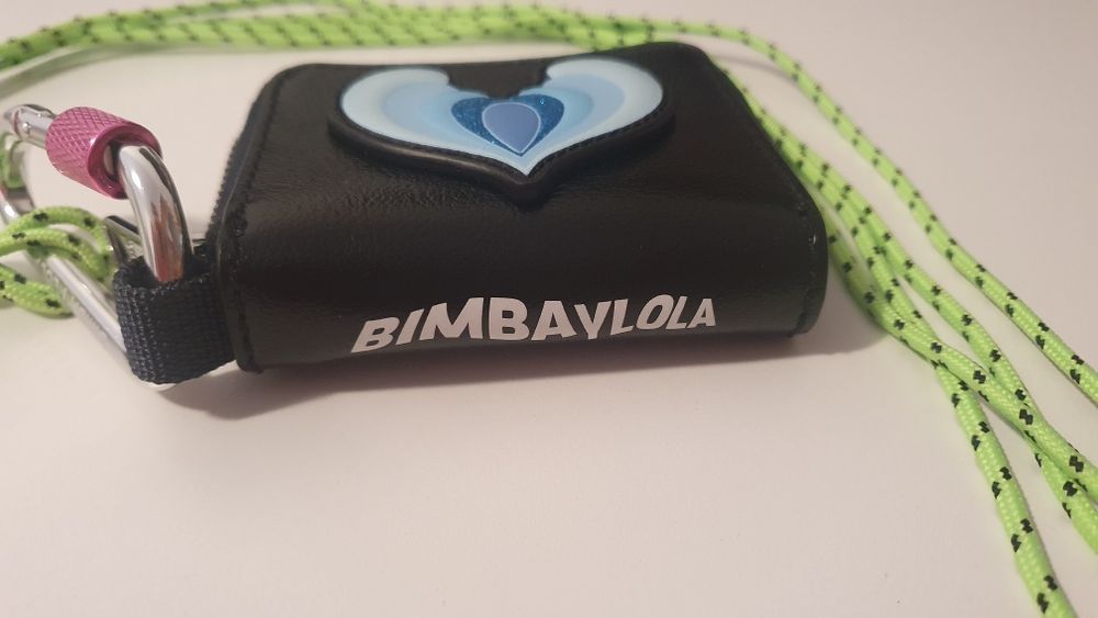 Porta moedas pele preto BimbayLola