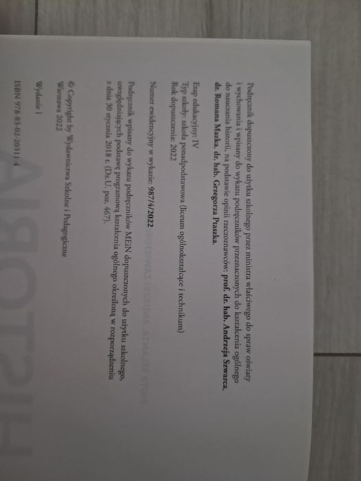 Podrecznik do historii 4 klasa lo