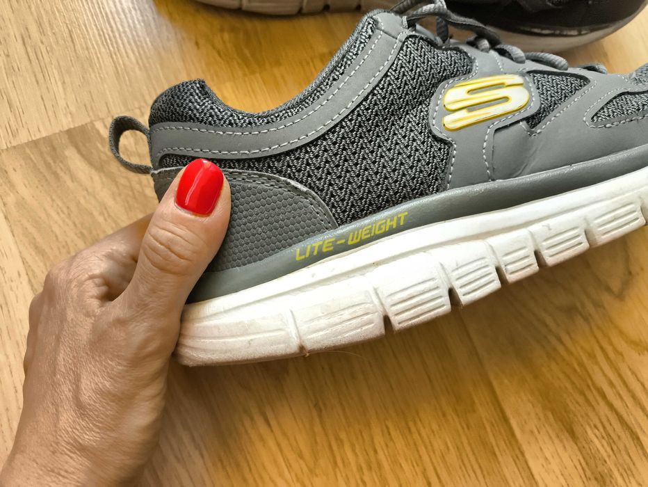 Szare buty Sketchers, rozmiar 42