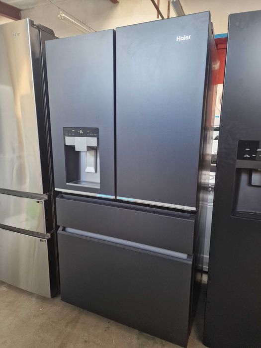 Lodówka HAIER HFW7918EIMB No Frost 177.5cm Szczotkowana czerń