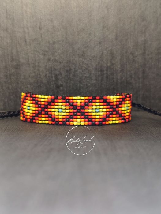 Bransoletka z koralików miyuki handmade