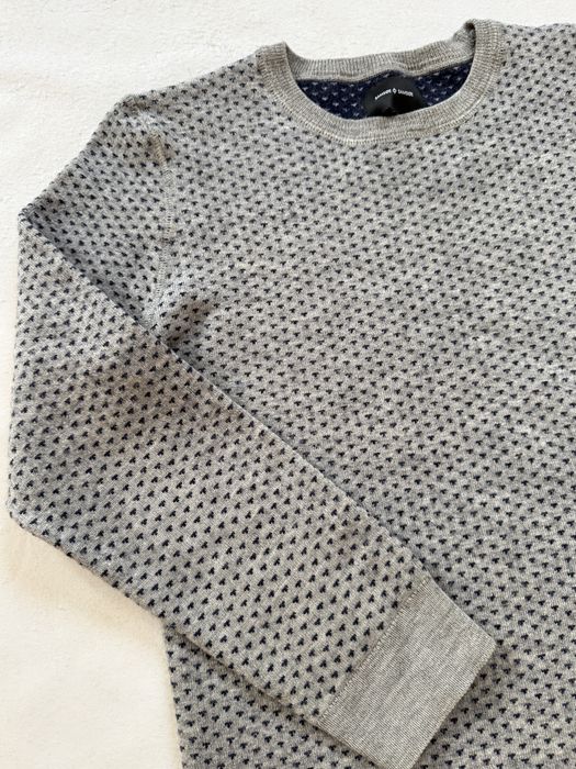 Sweter Samsoe Samsoe szary wełniany elegancki skandynawski