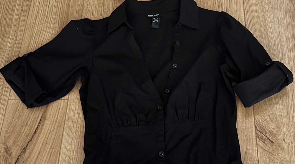 Vestido mini tipo camisa da Mango