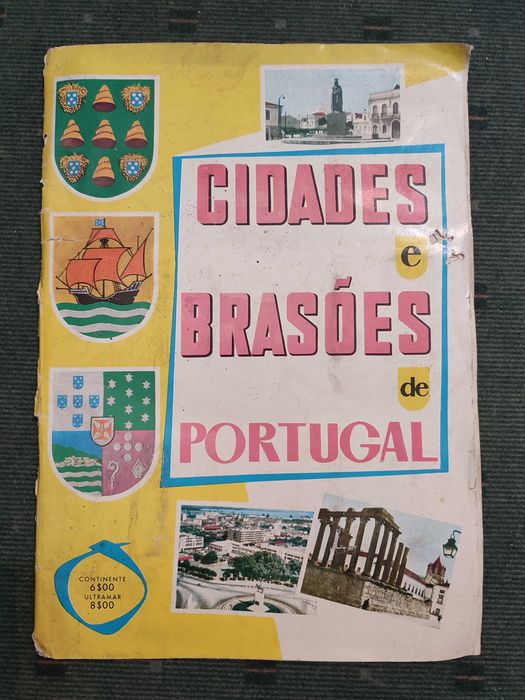 Caderneta Cromos Cidades e Brasões de Portugal - Falta 1 Cromo