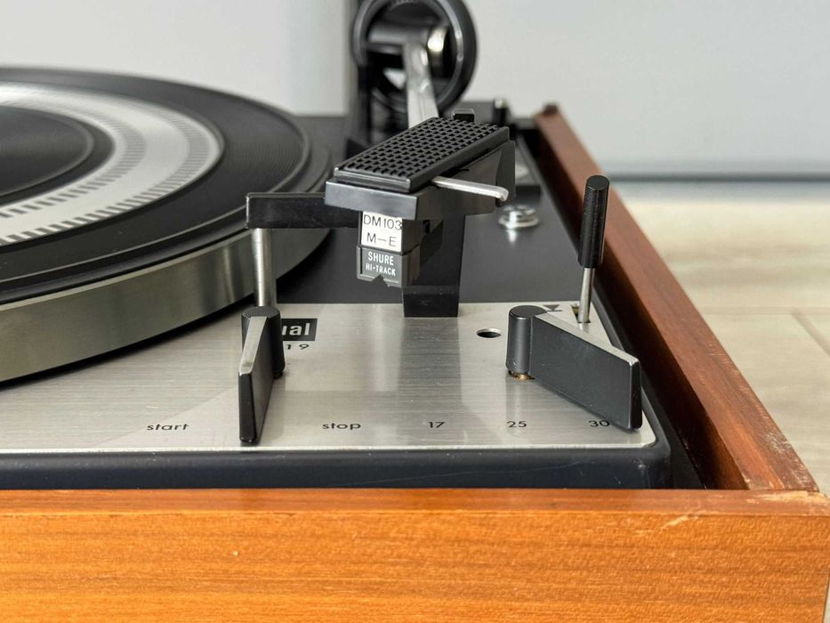 Vintage Gramofon Dual 1219 CK 20 Unikat Drewno