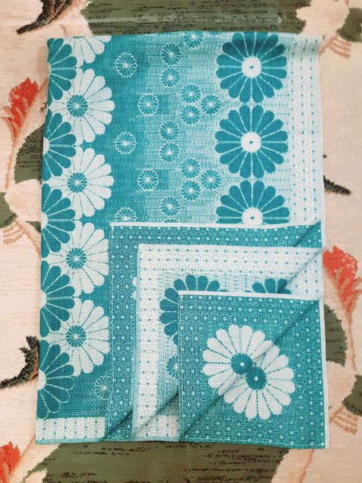 Покрывало СССР 2 м-1.4 м, идеальное гобеленовое марселевое одеяло