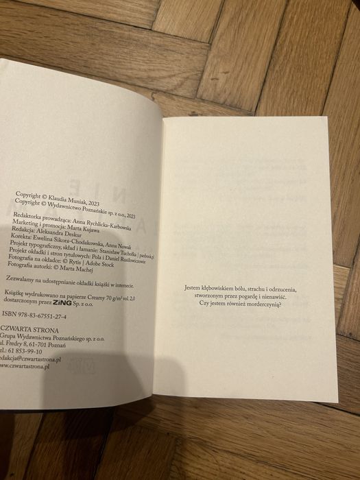 Nie zabiłam Kaludia Muniak