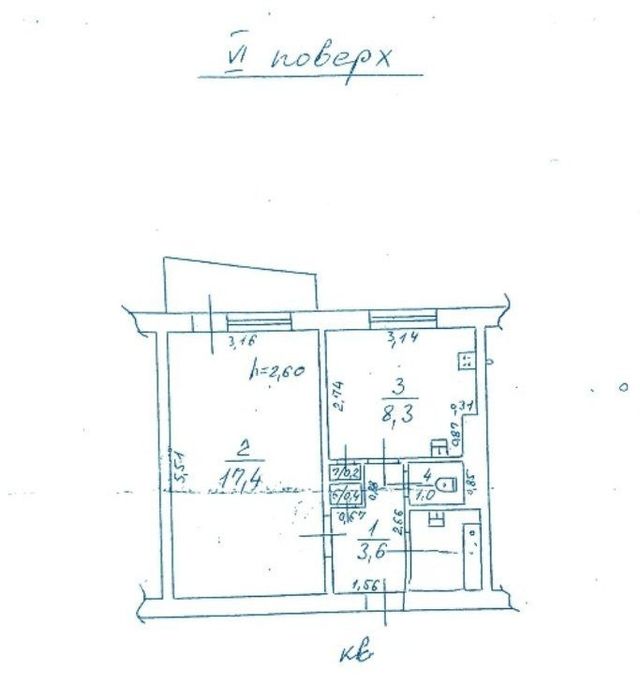 1-комнатная квартира по адресу (площадь 34 м²) - Atlanta.ua - фото 9