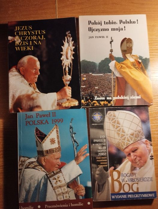 Książki i Janie Pawle II po 10 zl