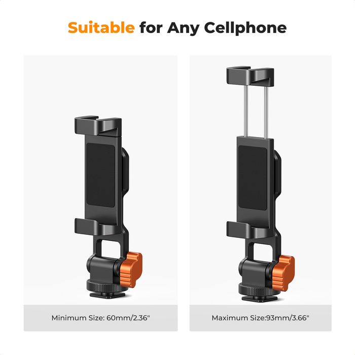 Штатив K&F CONCEPT T254A7 BH-28L + відеоголовка FH-03 + Phone Clip (комплект)