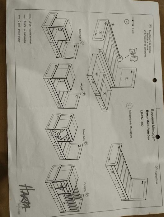 Cama bebê/junior transformável