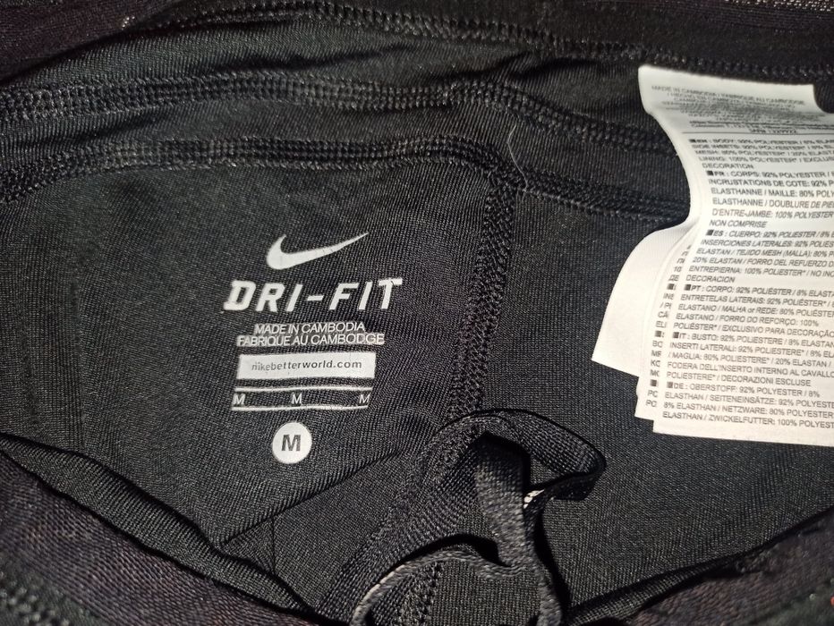 Getry sportowe nike czarne Rozmiar M